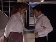 Sexe de l’agent de bord grec dans la cabine du bateau